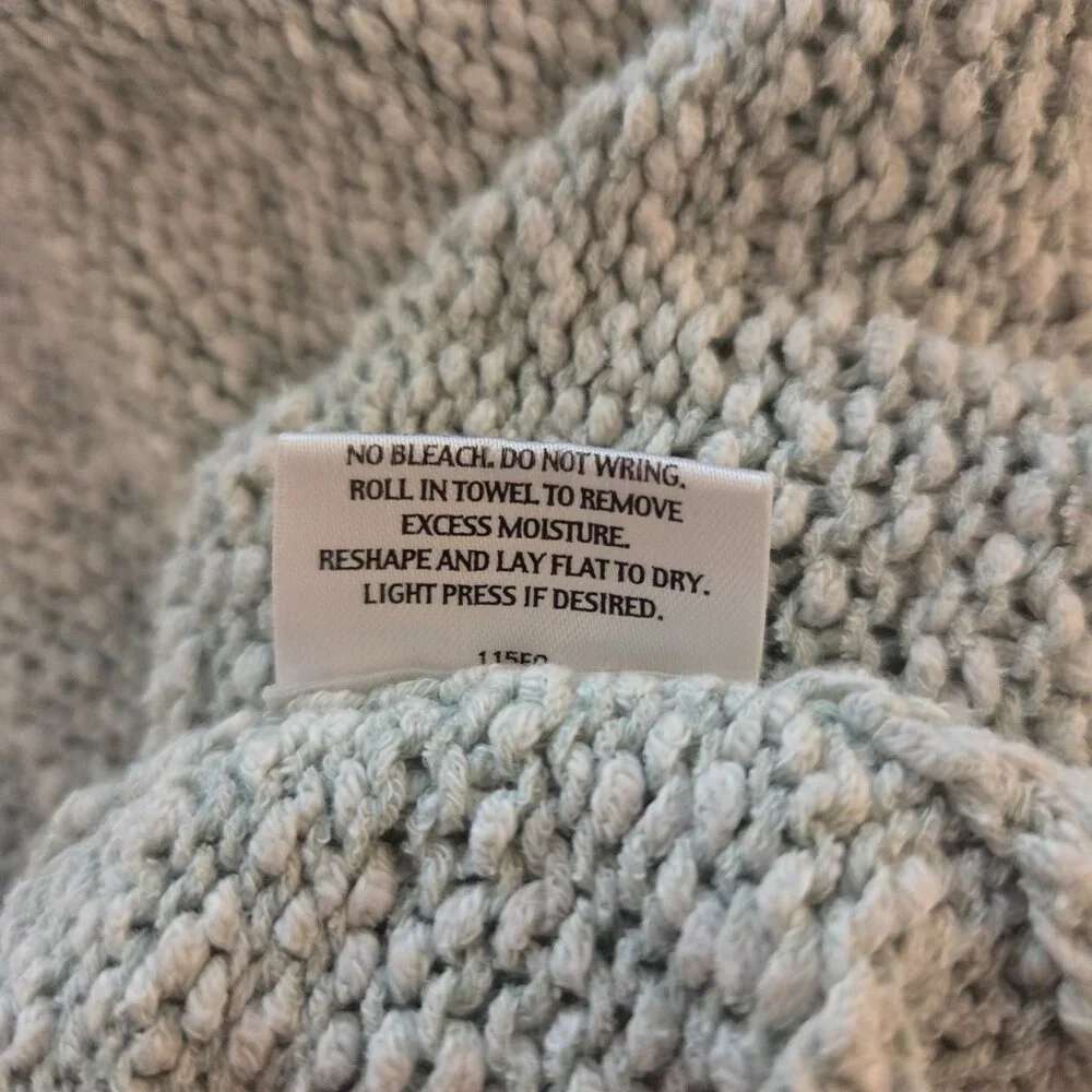 Eileen Fisher Pullover Tunic Sweater Womens XL Italian Cotton Blend Sage Green - Picture 7 of 9